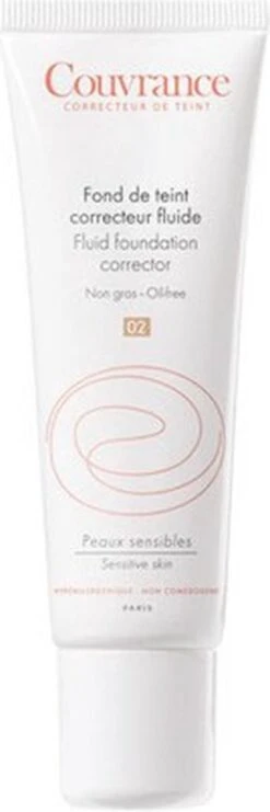 Avene Couvrance Fluid Foundation Corrector SPF20 30ml 19 Avene Couvrance Fluid Foundation Corrector SPF20 30ml -Modecosmetica Winkel 400x1200 2