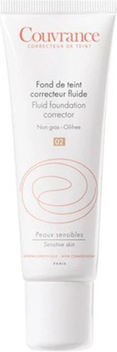 Avene Couvrance Fluid Foundation Corrector SPF20 30ml 8 Avene Couvrance Fluid Foundation Corrector SPF20 30ml - Image 6