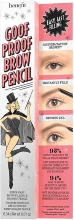 Benefit Goof Proof Brow Shaping Pencil 06 Cool Soft Black -Modecosmetica Winkel 406x1200 6