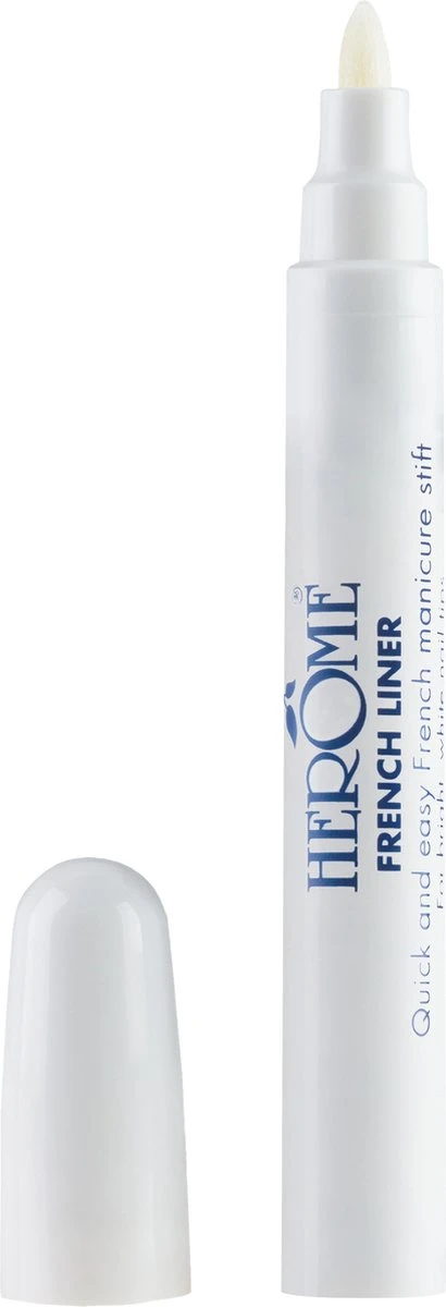 Herome French Liner - Manicurestift - Creëer Witte Nagelranden In Een Handomdraai - 5ml. 4 Herome French Liner - Manicurestift - Creëer Witte Nagelranden In Een Handomdraai - 5ml. - Image 2
