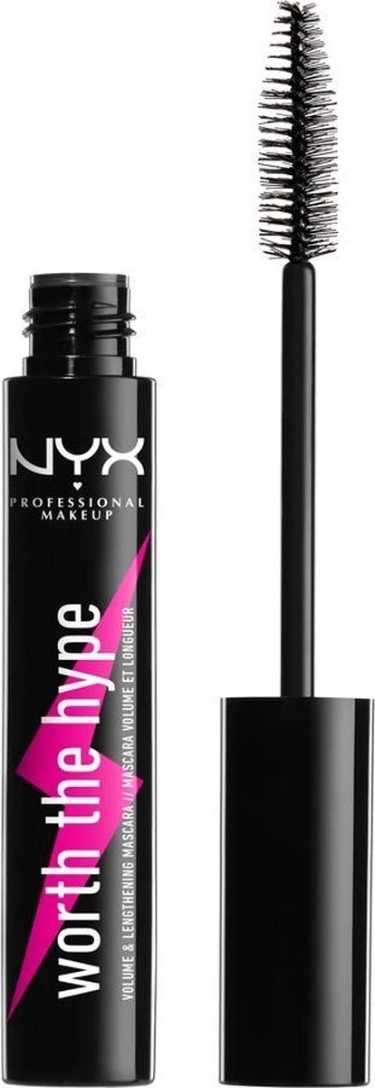 NYX Professional Makeup Worth The Hype Mascara - Black 4 NYX Professional Makeup Worth The Hype Mascara - Black - Image 2