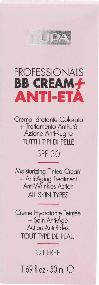 PUPA Milano Pupa Professionals BB Creme Anti-Eta SPF30 002 Sand 4 PUPA Milano Pupa Professionals BB Creme Anti-Eta SPF30 002 Sand - Image 2