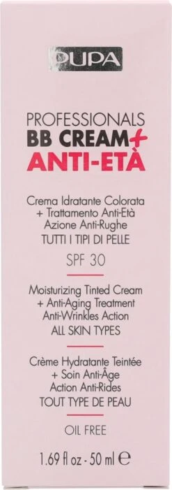 Pupa Milano Professionals BB Cream + Anti-Eta - 001 Nude -Modecosmetica Winkel 423x1200 1