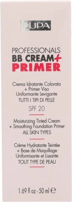 Pupa Milano Professionals BB Cream + Primer - 002 Sand -Modecosmetica Winkel 432x1200 4