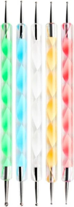 Merkloos Dotting Tools - 5 Stuks