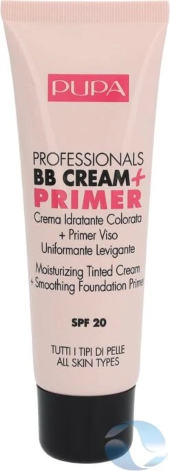 Pupa Milano Professionals BB Cream + Primer - 002 Sand -Modecosmetica Winkel 434x1200 1