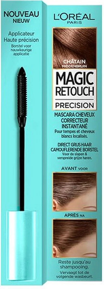 L'oréal Paris Magic Retouch Cepillo Cubre Canas #castaño 8 Ml 3 L'oréal Paris Magic Retouch Cepillo Cubre Canas #castaño 8 Ml