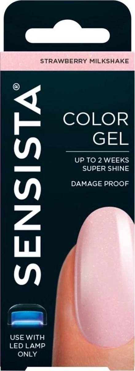 Sensista Color Gel Strawberry Milkshake - Roze 9 Sensista Color Gel Strawberry Milkshake - Roze - Image 7