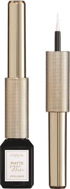 L'Oréal Matte Signature Eyeliner - 08 Snow Signature 5 L'Oréal Matte Signature Eyeliner - 08 Snow Signature -Modecosmetica Winkel 448x1200 4