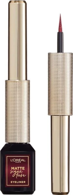 L'Oréal Matte Signature Eyeliner - 05 Burgundy -Modecosmetica Winkel 448x1200 5