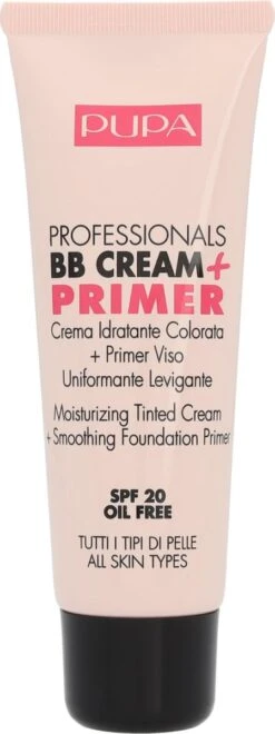 Pupa Milano Professionals BB Cream + Primer - 002 Sand -Modecosmetica Winkel 449x1200 3