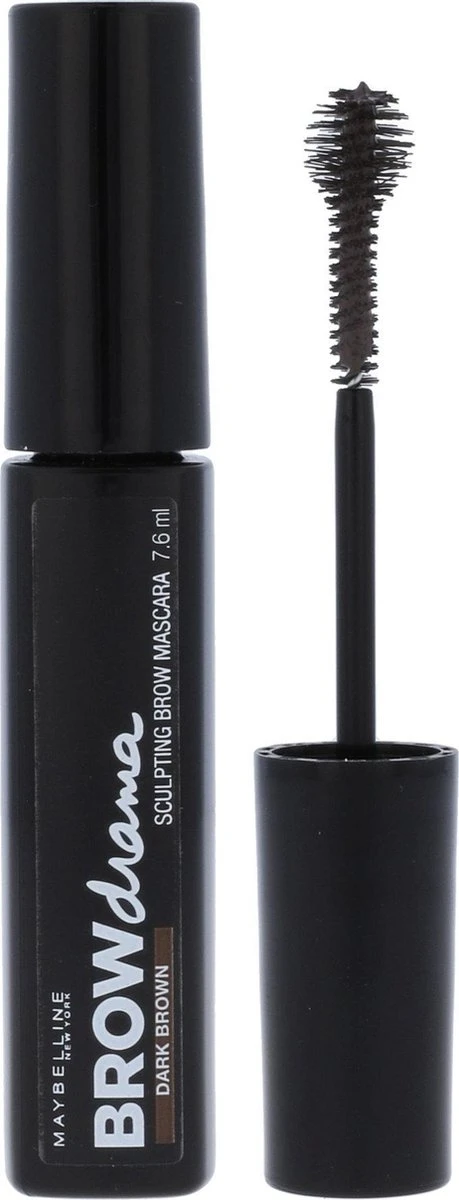 Maybelline Brow Drama Sculpting Wenkbrauw Mascara - Dark Brown 8 Maybelline Brow Drama Sculpting Wenkbrauw Mascara - Dark Brown - Image 6