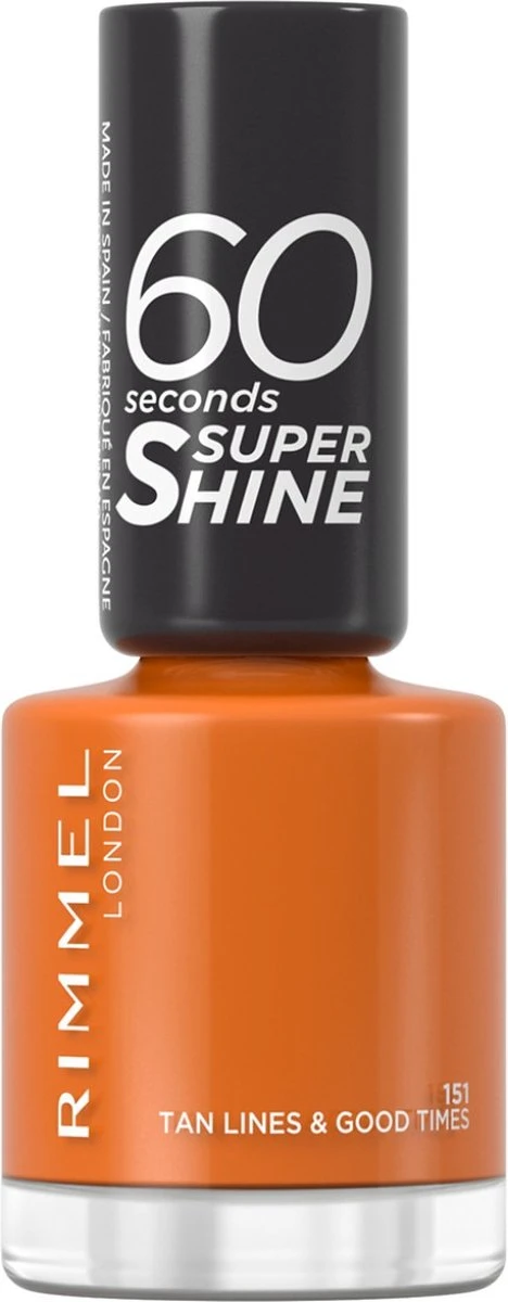 Rimmel London 60 Seconds SuperShine Nagellak - 151 Tan Lines & Good Times 3 Rimmel London 60 Seconds SuperShine Nagellak - 151 Tan Lines & Good Times