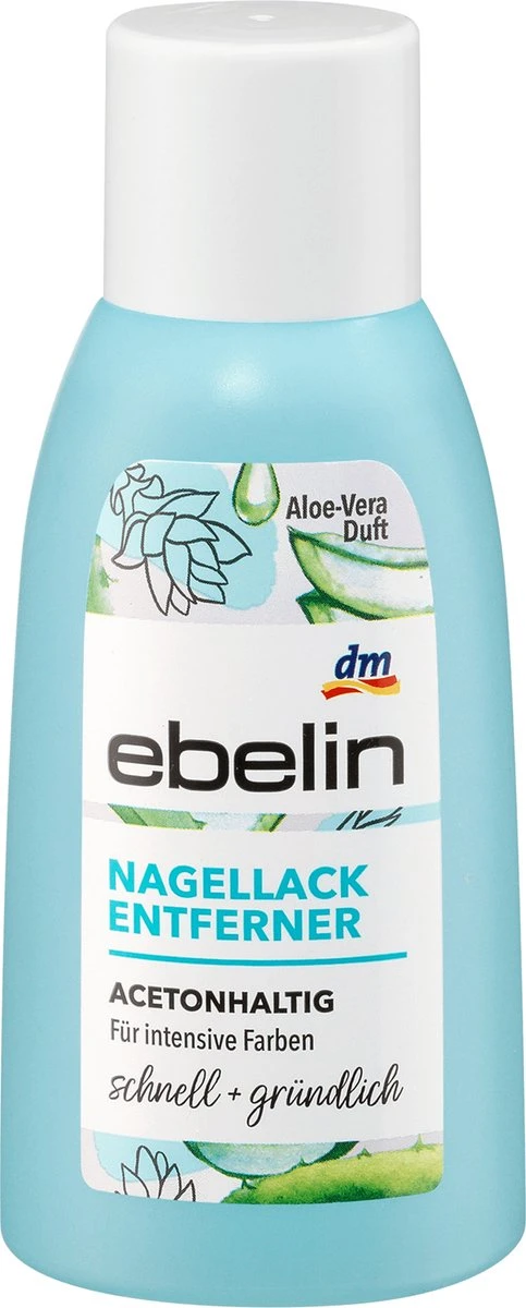 Ebelin Nagellakremover Met Aceton - Met Aloë Vera Geur, 125 Ml 3 Ebelin Nagellakremover Met Aceton - Met Aloë Vera Geur, 125 Ml