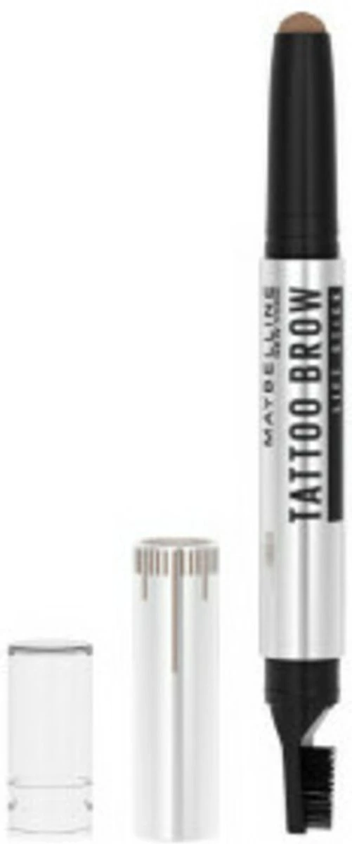 Maybelline New York - Tattoo Brow Lift Stick 02 Soft Brown - Bruin Wenkbrauwpotlood Met Stylingborstel 4 Maybelline New York - Tattoo Brow Lift Stick 02 Soft Brown - Bruin Wenkbrauwpotlood Met Stylingborstel - Image 2