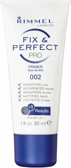 Rimmel London Fix & Perfect Make-Up Primer - 002 Transparent - 30 Ml -Modecosmetica Winkel 509x1200 7