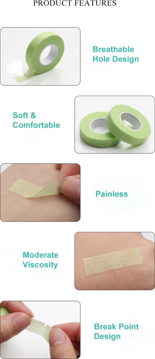 Lashes & More - Wimpertape - Roze/Paars - Wimperextensions - Wimper Tape - Beautytape - Medische Tape - Wimper Tool - Hyperallergeen - Huidvriendelijk – Tape – Non Wooven Tape 4 Lashes & More - Wimpertape - Roze/Paars - Wimperextensions - Wimper Tape - Beautytape - Medische Tape - Wimper Tool - Hyperallergeen - Huidvriendelijk – Tape – Non Wooven Tape - Image 2