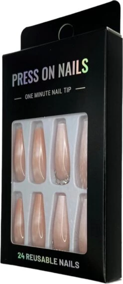 Merkloos Press On Nails - Nep Nagels - Roze - Coffin - Manicure - Plak Nagels - Kunstnagels Nailart - Zelfklevend 12 Merkloos Press On Nails - Nep Nagels - Roze - Coffin - Manicure - Plak Nagels - Kunstnagels Nailart - Zelfklevend -Modecosmetica Winkel 519x1200 1