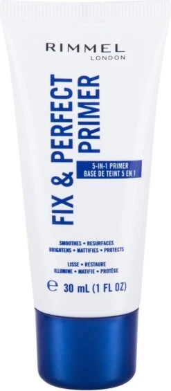 Rimmel London Fix & Perfect Make-Up Primer - 002 Transparent - 30 Ml -Modecosmetica Winkel 525x1200 4