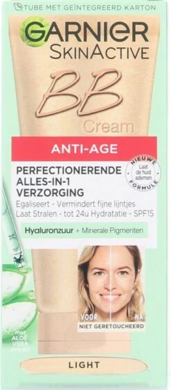 Garnier Skin Naturals BB Cream Anti Aging - 50 Ml - Light 25 Garnier Skin Naturals BB Cream Anti Aging - 50 Ml - Light -Modecosmetica Winkel 528x1200