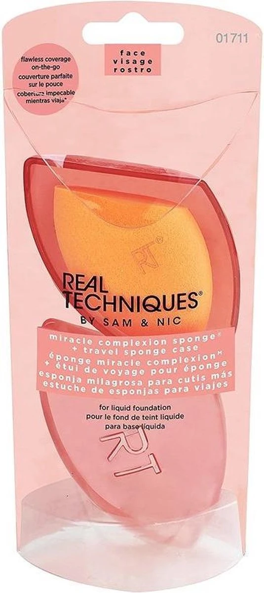 Real Techniques - Miracle Complexion Sponge + Case 4 Real Techniques - Miracle Complexion Sponge + Case - Image 2