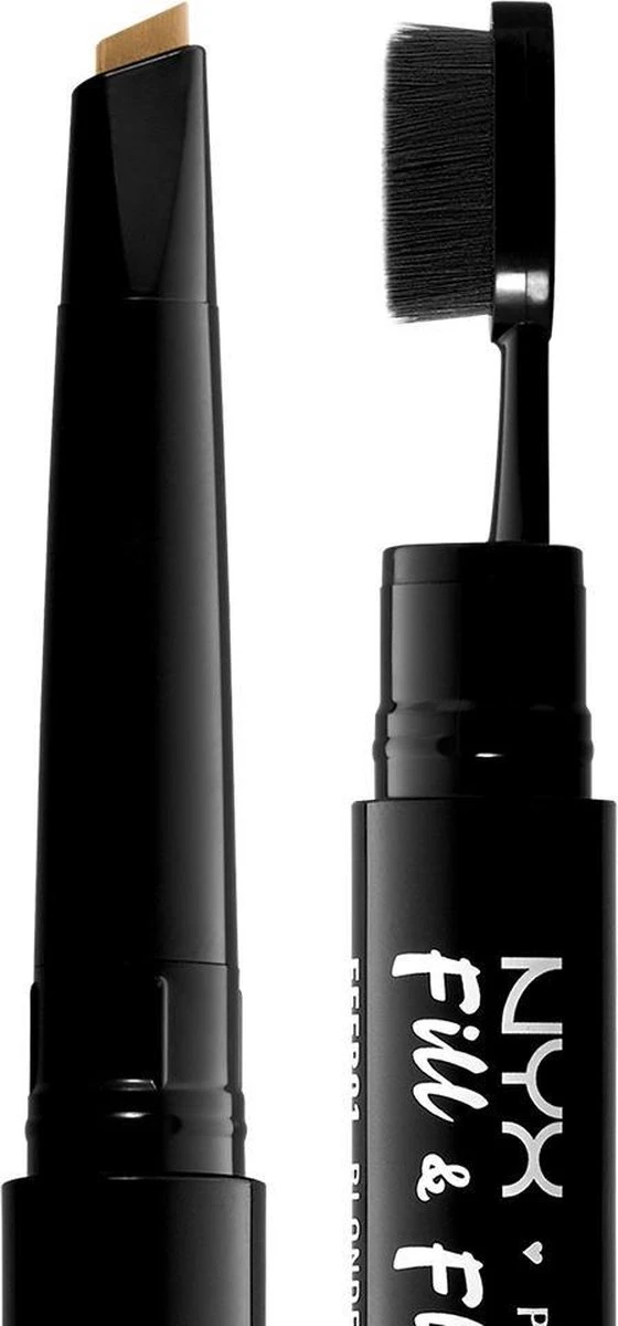 NYX Professional Makeup Fill & Fluff Eyebrow Pomade Pencil - FFEP01 Blonde - Wenkbrauwpotlood - 0,2 Gr 5 NYX Professional Makeup Fill & Fluff Eyebrow Pomade Pencil - FFEP01 Blonde - Wenkbrauwpotlood - 0,2 Gr - Image 3