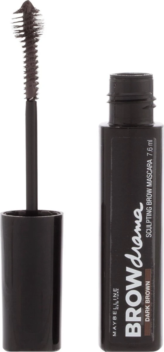 Maybelline Brow Drama Sculpting Wenkbrauw Mascara - Dark Brown 7 Maybelline Brow Drama Sculpting Wenkbrauw Mascara - Dark Brown - Image 5