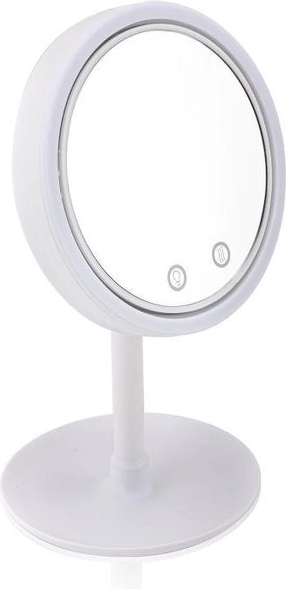 Merkloos Decopatent® Beauty Breeze Mirror - Make-Up Spiegel Met LED Verlichting & Ventilatie - 360° Draaibaar - Make Up 5x Vergrootspiegel 7 Merkloos Decopatent® Beauty Breeze Mirror - Make-Up Spiegel Met LED Verlichting & Ventilatie - 360° Draaibaar - Make Up 5x Vergrootspiegel - Image 5