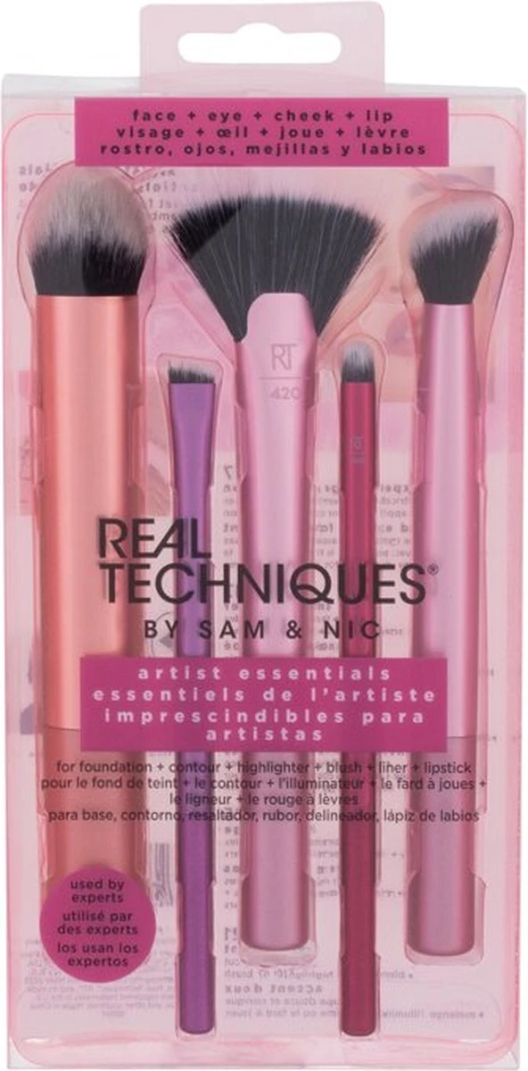 Make-up Borstel Set Artist Essentials Real Techniques (5 Pcs) 8 Make-up Borstel Set Artist Essentials Real Techniques (5 Pcs) - Image 6