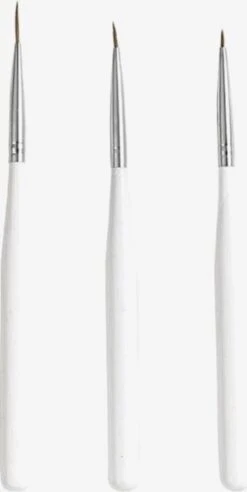 Merkloos Striper Nail Art Penseel/Nail Art Kwast/3 Stuks