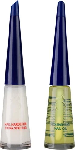 Herome Combi-Pack Nagelverharder Extra Sterk En Base Coat - Nagelversterker - Met Voedende Nagelolie - Herstelt Droge, Breekbare Nagels - Verhelpt Zwakke En Gevoelige Nagels (Nail Hardener Extra Strong & Nourishing Nail Oil) - 2*10ml. -Modecosmetica Winkel 605x1200 3