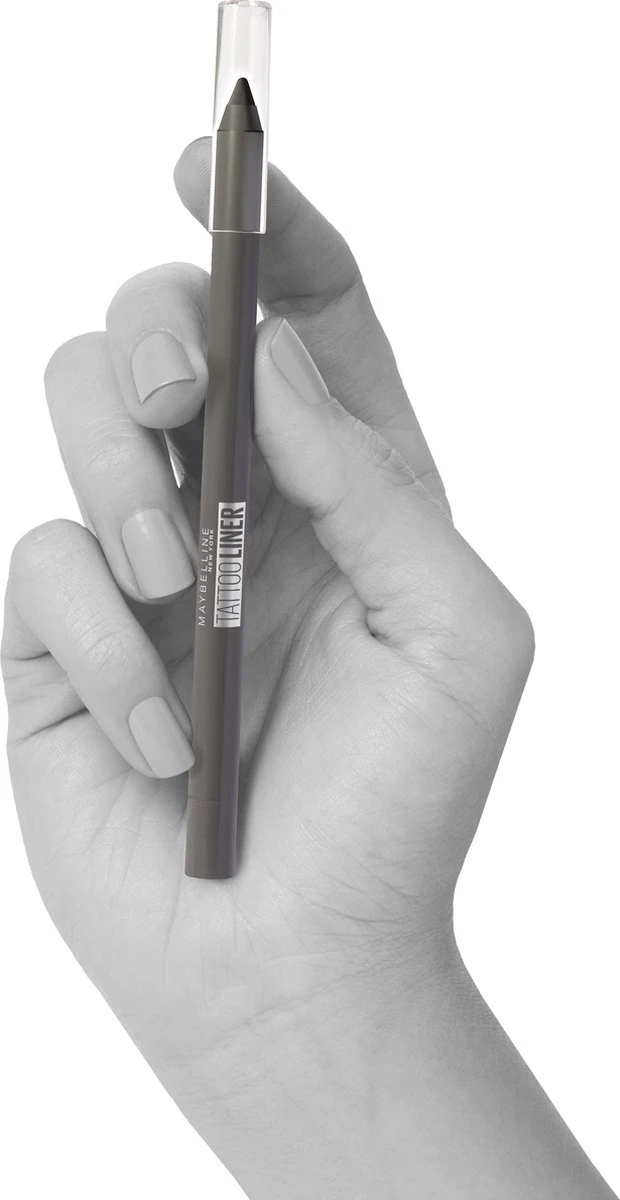 Maybelline Tattoo Liner Gel Pencil - 901 Intense Charcoal - Grijs - Waterproof Oogpotlood 10 Maybelline Tattoo Liner Gel Pencil - 901 Intense Charcoal - Grijs - Waterproof Oogpotlood - Image 8