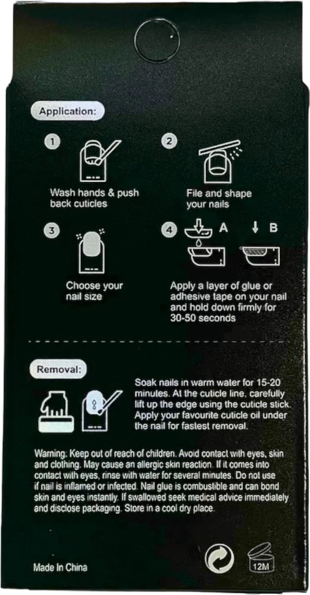 Merkloos Press On Nails - Nep Nagels - Roze - Coffin - Manicure - Plak Nagels - Kunstnagels Nailart - Zelfklevend 8 Merkloos Press On Nails - Nep Nagels - Roze - Coffin - Manicure - Plak Nagels - Kunstnagels Nailart - Zelfklevend - Image 6