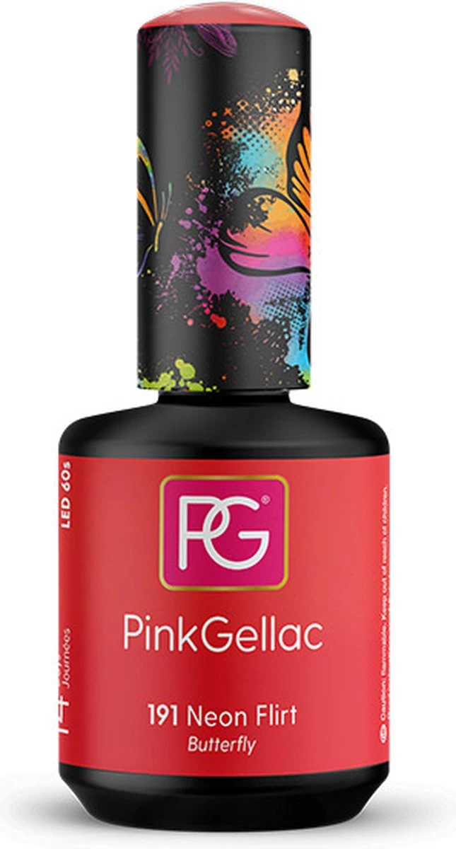 Pink Gellac - Neon Flirt - Gellak - Vegan - Roze - Glanzend - 15ml 7 Pink Gellac - Neon Flirt - Gellak - Vegan - Roze - Glanzend - 15ml - Image 5