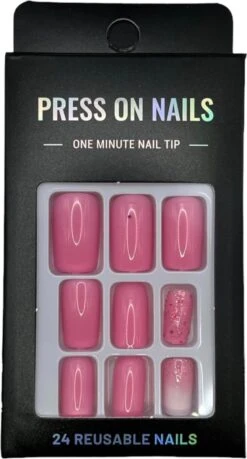 Merkloos Press On Nails - Nep Nagels - Roze Glitter - Squared Oval - Manicure - Plak Nagels - Kunstnagels Nailart – Zelfklevend 11 Merkloos Press On Nails - Nep Nagels - Roze Glitter - Squared Oval - Manicure - Plak Nagels - Kunstnagels Nailart – Zelfklevend -Modecosmetica Winkel 646x1200 2