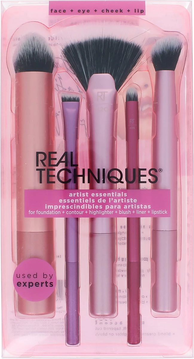 Make-up Borstel Set Artist Essentials Real Techniques (5 Pcs) 5 Make-up Borstel Set Artist Essentials Real Techniques (5 Pcs) - Image 3