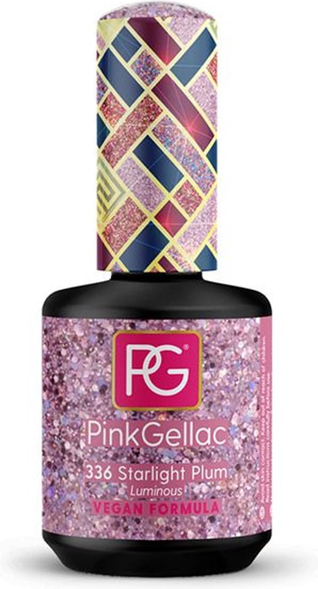 Pink Gellac - Starlight Plum - Gellak - Glitter - 15 Ml 9 Pink Gellac - Starlight Plum - Gellak - Glitter - 15 Ml - Image 7
