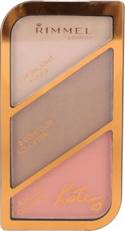 Rimmel London Kate Sculpting Palette Gezichtspoeder - Coral Glow -Modecosmetica Winkel 650x1200 1