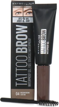 Maybelline Tattoo Brow Waterproof Wenkbrauwgel - 04 Medium Brown 31 Maybelline Tattoo Brow Waterproof Wenkbrauwgel - 04 Medium Brown -Modecosmetica Winkel 663x1200 3