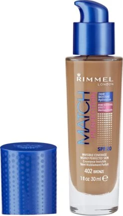 Rimmel London Match Perfection Foundation - 402 Bronze - Beige -Modecosmetica Winkel 686x1200 1