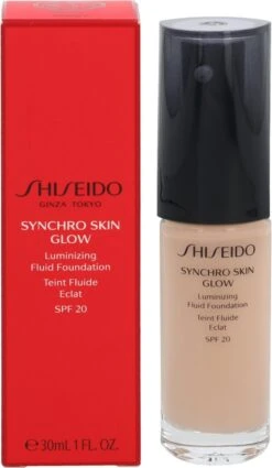Shiseido Synchro Skin Glow Luminizing Fluid Foundation - N3 Neutral - 30 Ml - Foundation 18 Shiseido Synchro Skin Glow Luminizing Fluid Foundation - N3 Neutral - 30 Ml - Foundation -Modecosmetica Winkel 697x1200
