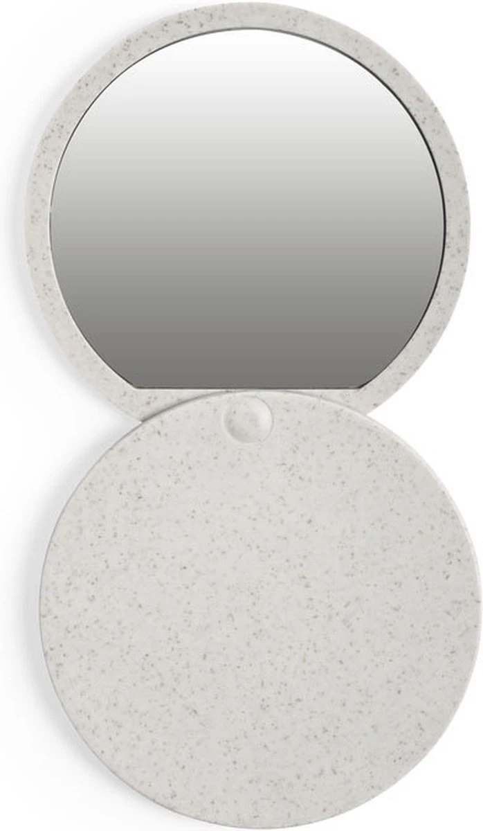 Merkloos Make-up Spiegel - Zakspiegel - Reisspiegel - Rond - Compact - Uitschuifbaar - Dames - 7 Cm - Tarwestro - ABS - Naturel 4 Merkloos Make-up Spiegel - Zakspiegel - Reisspiegel - Rond - Compact - Uitschuifbaar - Dames - 7 Cm - Tarwestro - ABS - Naturel - Image 2