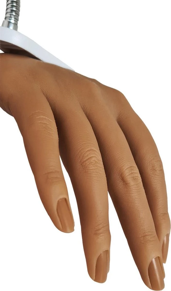 Siliconen Oefenhand/Nailtrainer #4/Nailtrainer/Nail Trainer Oefenhand/ Incl.100 Kunstnagels/Mega Beauty Shop 4 Siliconen Oefenhand/Nailtrainer #4/Nailtrainer/Nail Trainer Oefenhand/ Incl.100 Kunstnagels/Mega Beauty Shop - Image 2