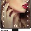 Make-Up Spiegel - LED Verlichting - Zwart - Cosmetica Spiegel - Scheerspiegel -Modecosmetica Winkel 713x1200 1