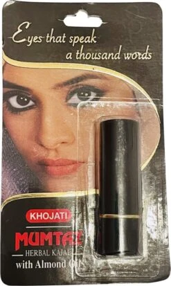 GoodUse Export Mumtaz Herbal Kajal Stick 1 Stuks - Zwarte Eyeliner - Kajal Oogpotlood Zwart - Make Up - Kohl Kajal - Gevoelige Ogen - Amandelolie - Natuurlijk -Modecosmetica Winkel 717x1200