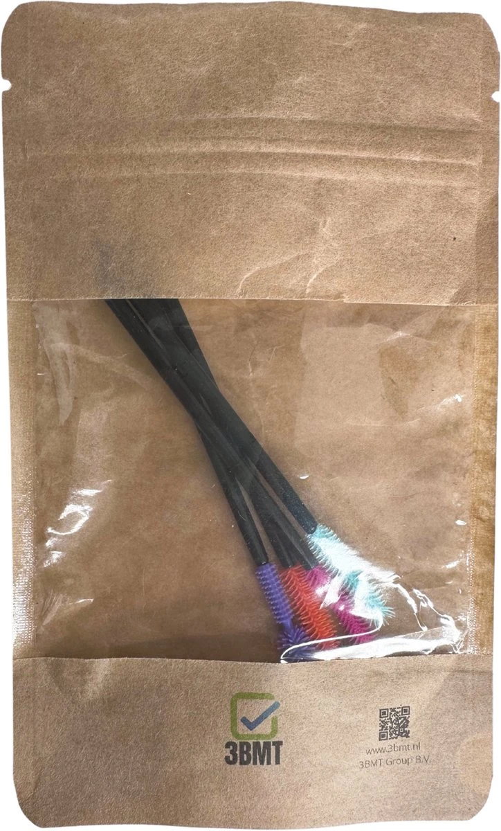 3BMT Wimper En Wenkbrauw Borsteltjes Uit Siliconen - Set Van 4 4 3BMT Wimper En Wenkbrauw Borsteltjes Uit Siliconen - Set Van 4 - Image 2