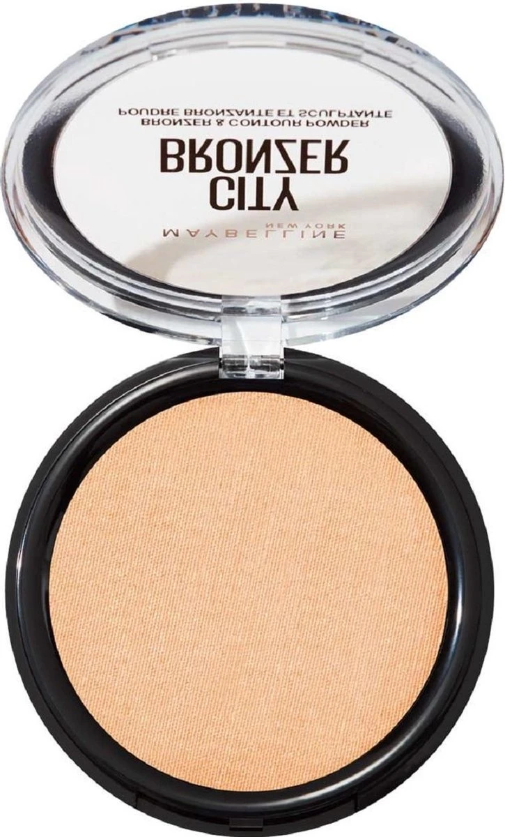 Maybelline City Bronzer Bronzer & Countour Powder - 100 Light Cool - Bronzing En Contouring Poeder - 51,4 Gr. 4 Maybelline City Bronzer Bronzer & Countour Powder - 100 Light Cool - Bronzing En Contouring Poeder - 51,4 Gr. - Image 2