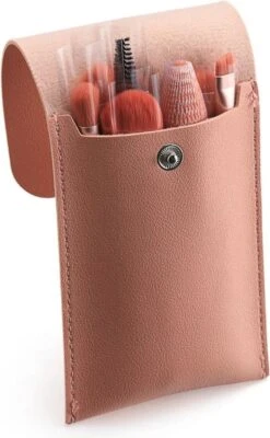 Professionele 8-Delige Make-Up Kwasten Set - Roze - Make-Up Brush Set - Poeder Kwast - Luxe Lederen Opberg Etui - Make Up Reis Etui - Cosmetica -Modecosmetica Winkel 741x1200 5