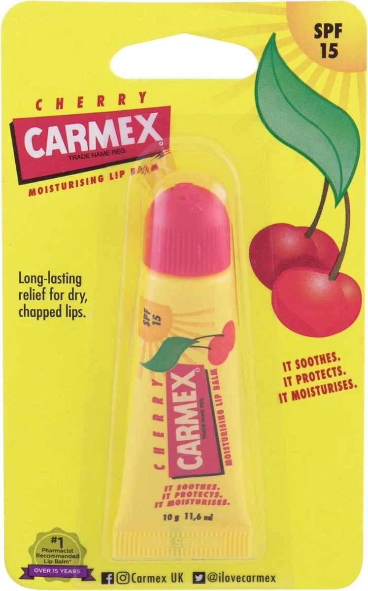 Carmex Lipbalsem Tube Cherry 6 Carmex Lipbalsem Tube Cherry - Image 4