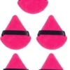 Merkloos Powder Puff - Beauty Blender - Powder Puff Driehoek - 5 Stuks - Hot Pink -Modecosmetica Winkel 749x1200 2